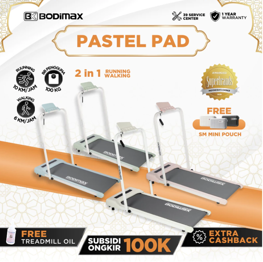 Bodimax Running Pad Pastel 2枚目