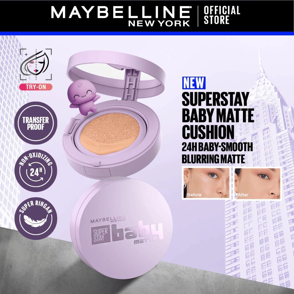 MAYBELLINE NEW LAUNCH Superstay Baby Matte Cushion 24H 