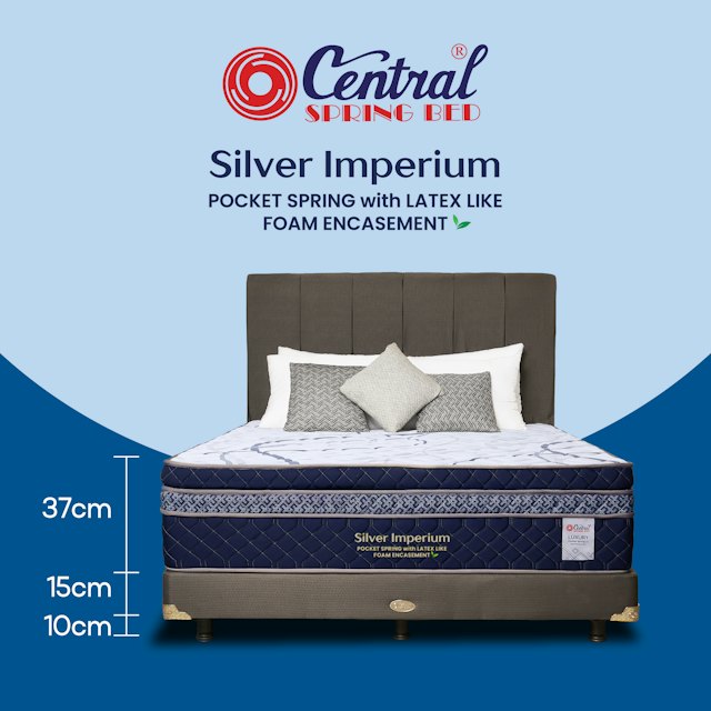 Central Springbed® Silver Imperium