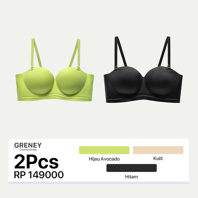 GRENEY Gbras Bra Multi Model Bergesper Tali Bisa Dilepas | 89659 9枚目