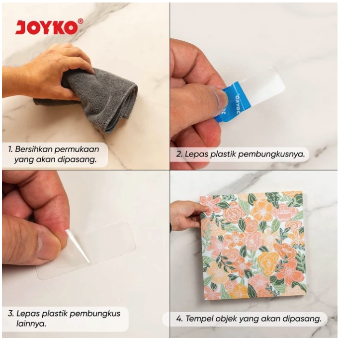 Bagaimana cara menempelkan double tape dengan benar?