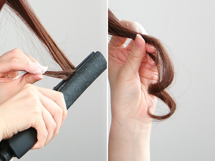 Cara membuat ikal dengan catok pelurus rambut