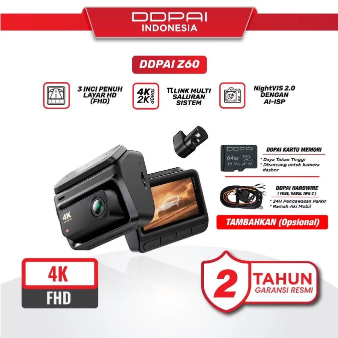 Berapa biaya jasa pasang dashcam mobil?