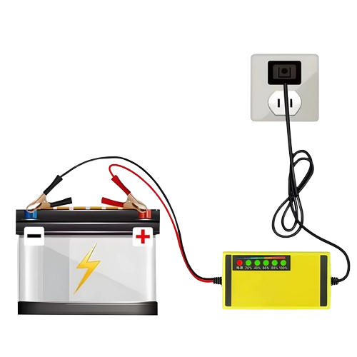 Bagaimana cara menggunakan charger aki mobil?