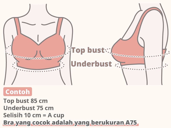 Cara menentukan ukuran bra yang tepat