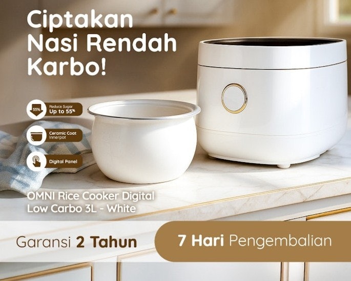 Rice cooker low carbo apakah benar-benar ampuh?