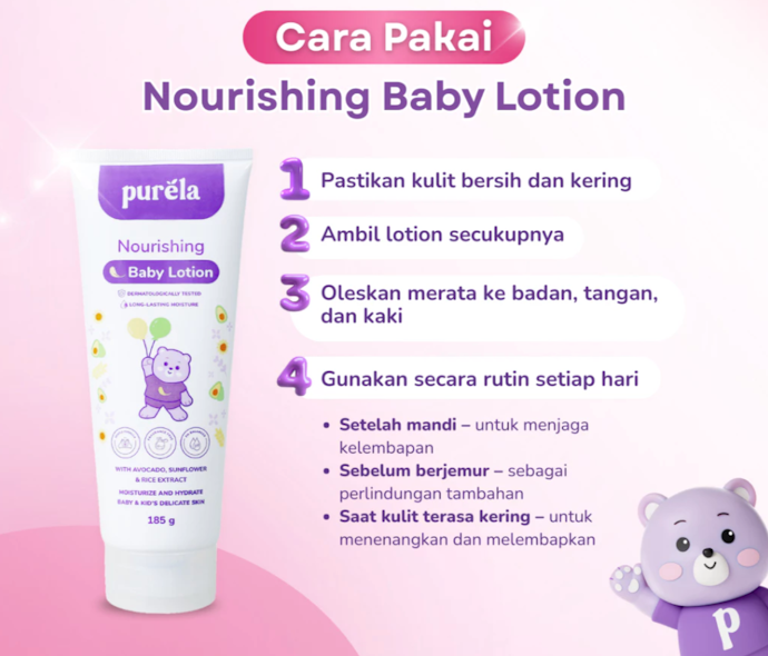 Kapan perlu mengaplikasikan baby lotion?