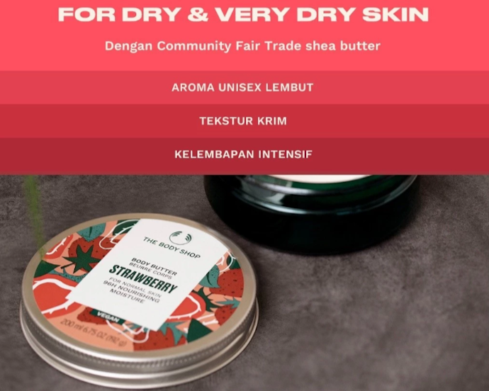 Body butter apakah sama dengan body lotion?