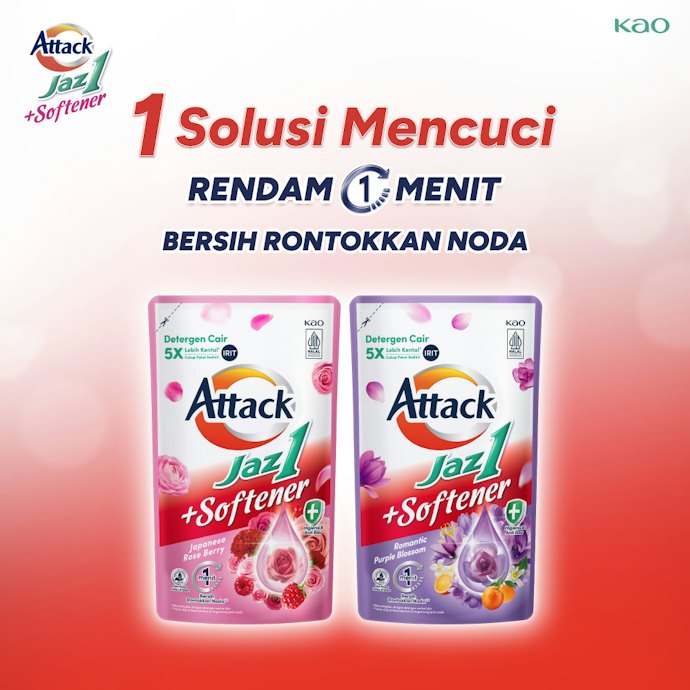 Berapa harga deterjen Attack?