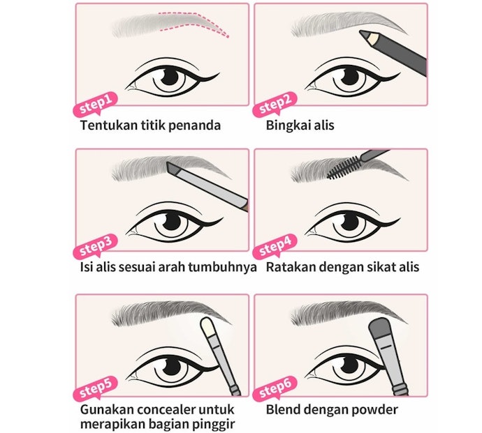 Tips menggunakan pensil alis untuk pemula