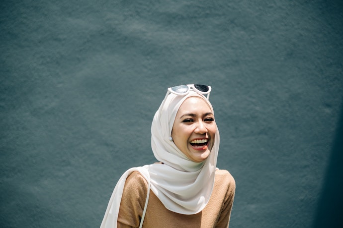 Tutorial pashmina dengan anting hijab