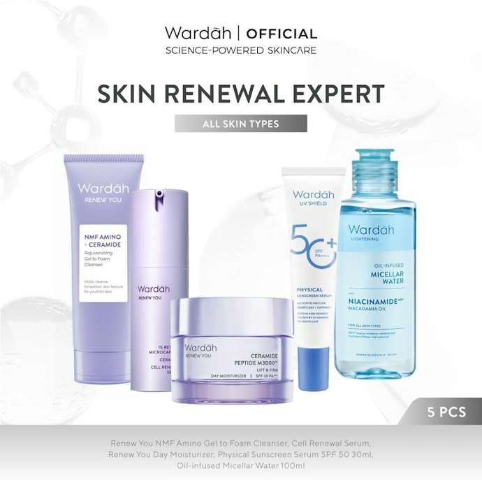 Bagaimana urutan rutinitas anti-aging Wardah untuk kerutan dan flek hitam yang sudah terlihat jelas?