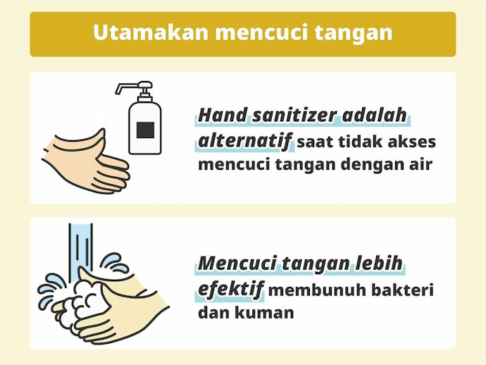 Utamakan mencuci tangan anak dibanding menggunakan hand sanitizer!