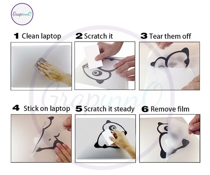 Tips menempelkan stiker MacBook untuk hasil yang lebih rapi