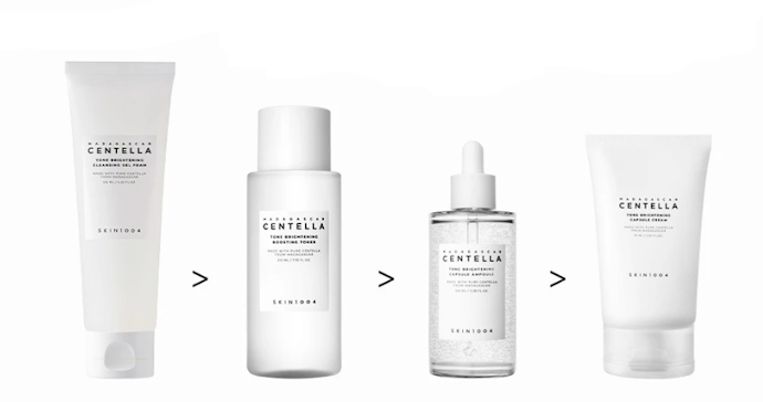 Bagaimana urutan penggunaan produk SKIN1004?