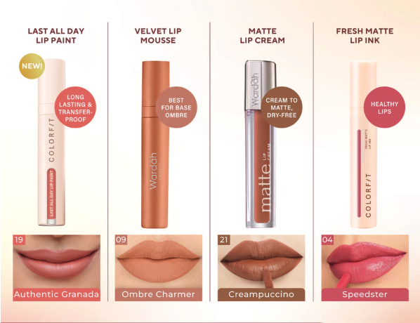 Kulit sawo matang sebaiknya pakai lipstik Wardah warna apa?