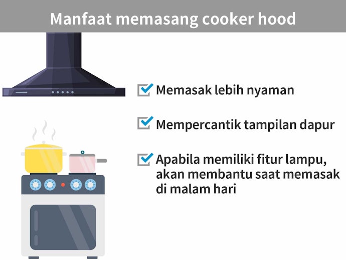 Manfaat memasang penghisap asap dapur / cooker hood