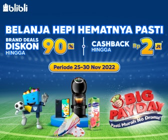 Nikmati promo gajian termurah di Blibli Big Payday Promo Gajian
