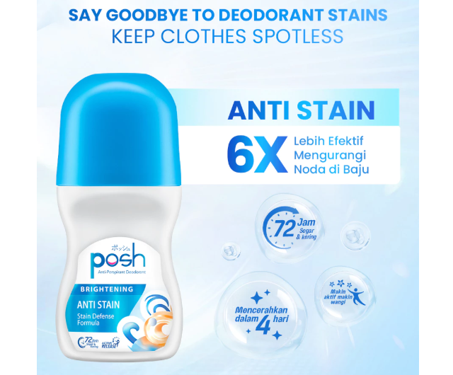 Apa yang menyebabkan deodorant meninggalkan noda kuning?