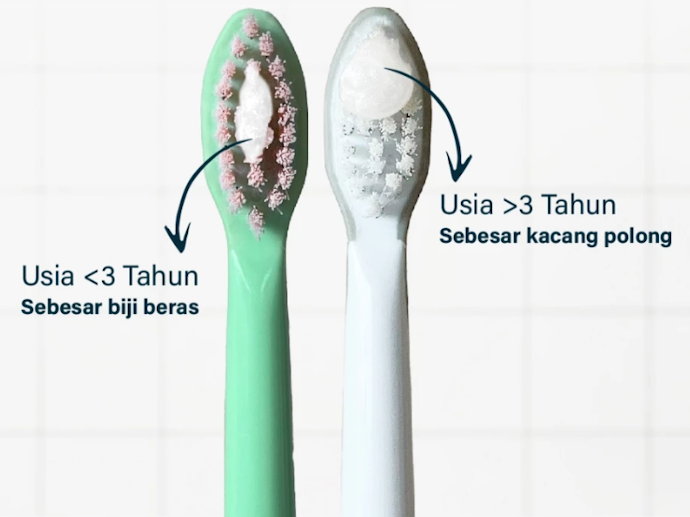 Apakah aman jika pasta gigi anak tertelan?
