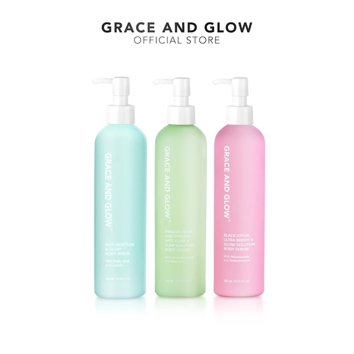 Apa kelebihan Grace and Glow body serum dibandingkan merek lain?