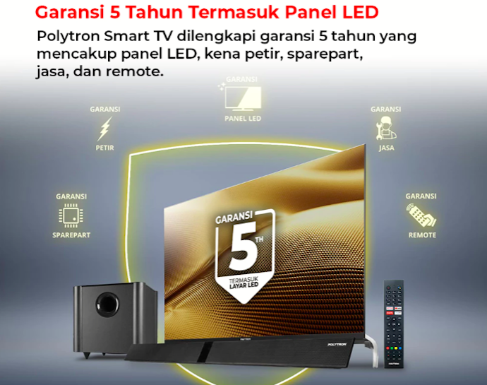 Apa keunggulan TV Polytron?