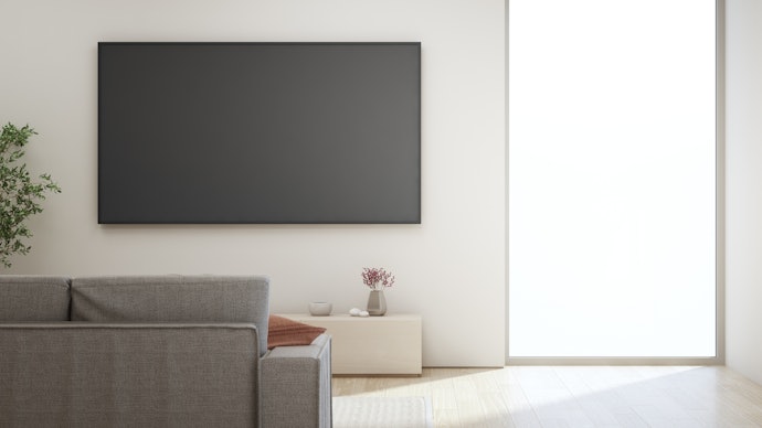 Berapa cm ukuran smart TV 55 inch?