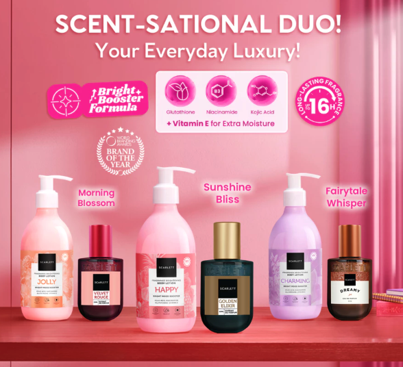 Apa yang unik dari parfum Scarlett?