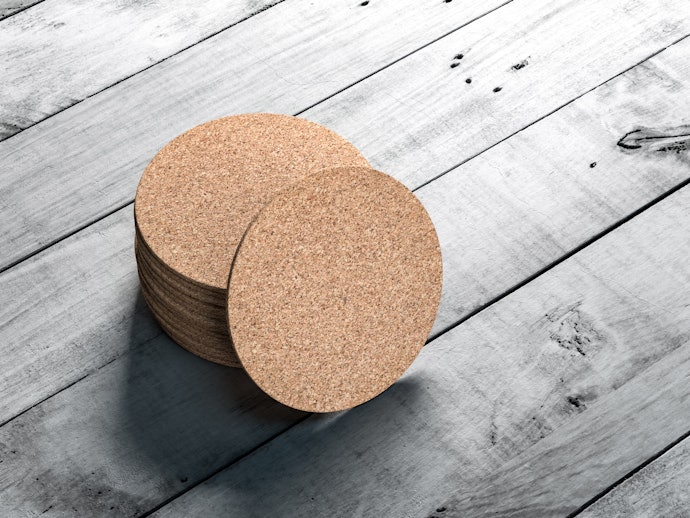 Apa itu cork coaster atau tatakan gelas gabus?