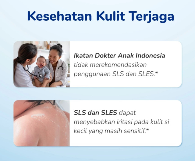 Apakah bayi harus pakai sabun bayi non SLS?
