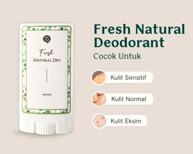 Apakah natural deodorant aman untuk dipakai setiap hari?