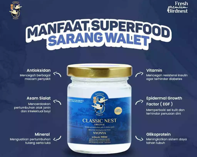 Apa manfaat minuman sarang burung walet?