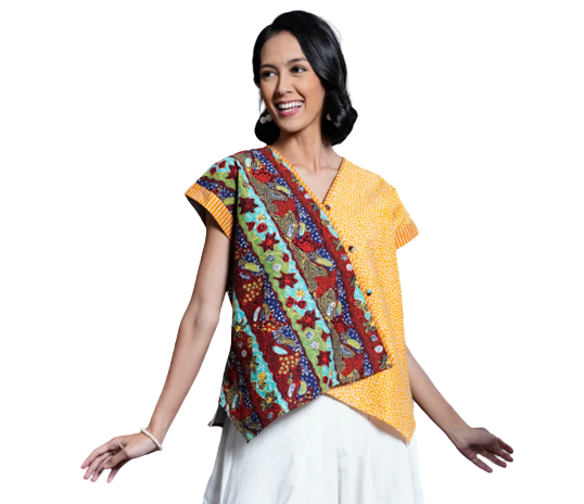 Apa perbedaan baju batik kombinasi dengan baju batik biasa?