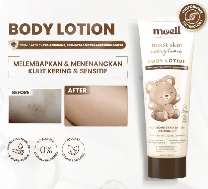 Apa manfaat pemakaian baby lotion?