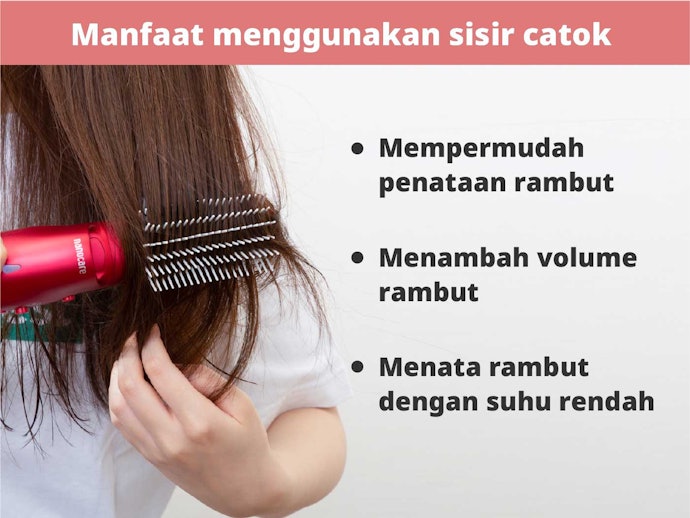 Apa kelebihan menggunakan sisir catok?