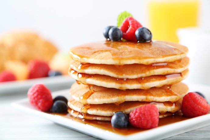 Pancake, kue dadar yang manis dan enak
