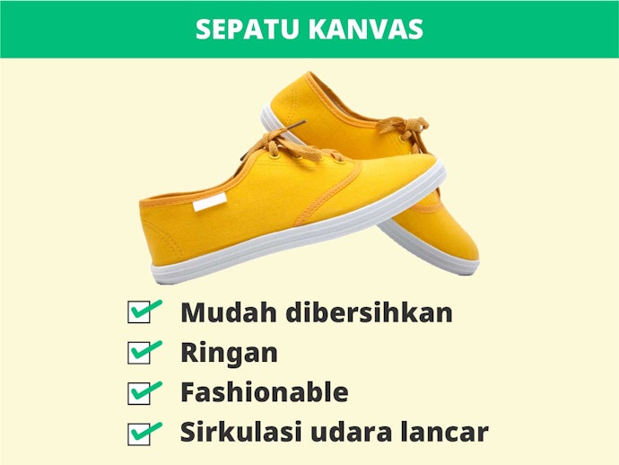 Keunggulan sepatu kanvas