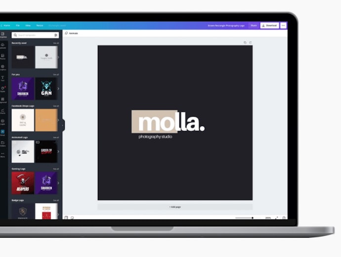 Pilih aplikasi yang tersedia dalam versi PC agar Anda makin mudah mendesain logo