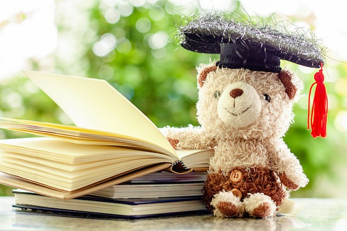 Temukan yang dilengkapi boneka atau cokelat untuk hadiah wisuda