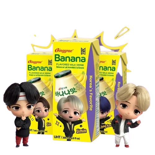 Coba juga susu pisang merek Indomilk atau Binggrae TinyTan yang viral karena BTS!