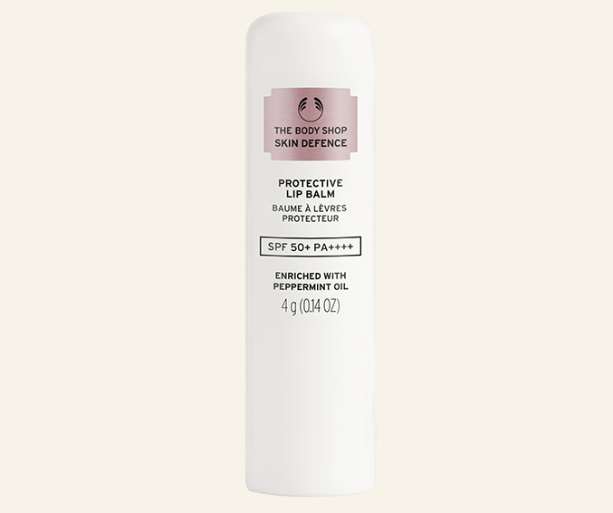 Pilih lip balm The Body Shop dengan SPF dan PA untuk perlindungan ekstra dari sinar UV
