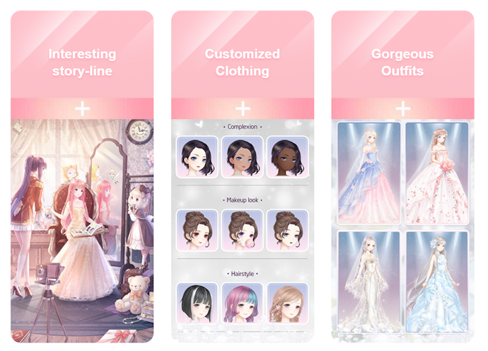 Ketahui konten lain di dalam game dress up, seperti alur cerita dan mini games