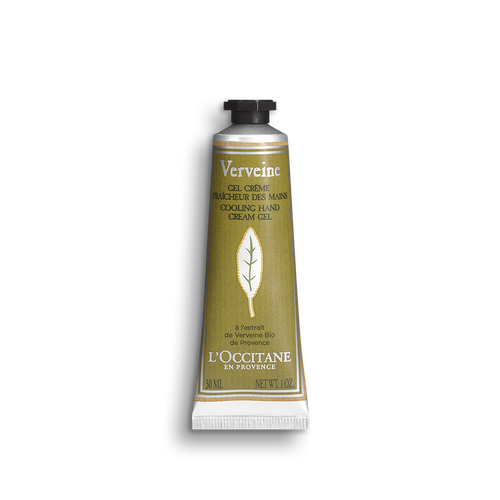 Jika ingin tekstur yang ringan dan tidak lengket, cek hand cream gel L'Occitane dengan hasil powdery