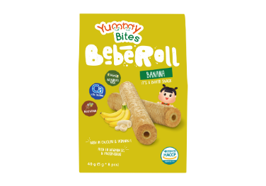 Yummy Bites Beberoll: Camilan yang mudah digenggam sendiri oleh bayi