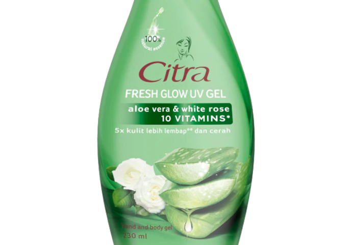 Khasiat melembapkan: Body lotion Citra yang mengandung ekstrak lidah buaya