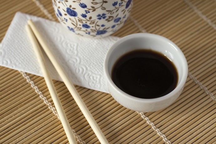 Tamari soy sauce: Tidak mengandung gandum di dalamnya