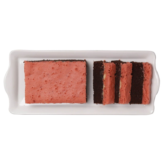 Brownies dengan topping lembut, menawarkan beragam pilihan rasa