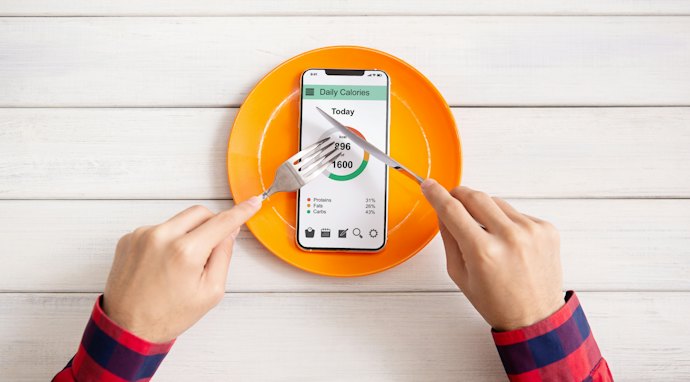 Statistik harian, memastikan kemajuan diet sehari-hari