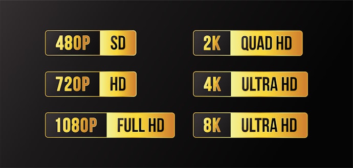 Resolusi 2K ke atas, hasil video tidak pecah saat di-upload