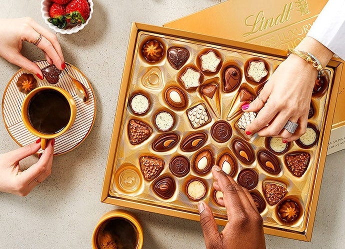 Pralines, coklat berukuran bite size